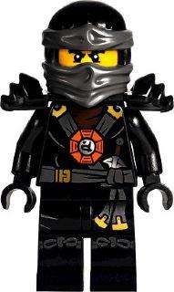LEGO Minifigure-Cole - Round Torso Emblem, Armor-Ninjago-NJO140-Creative Brick Builders